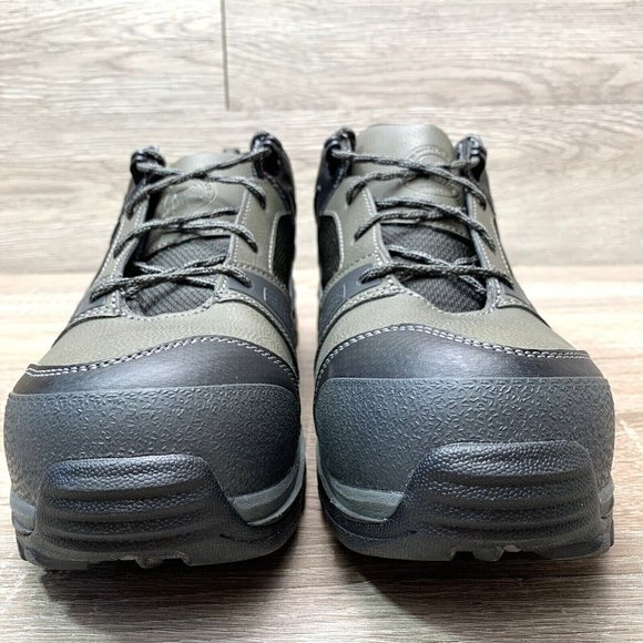 Red Wing Irish Setter Men's Rockford Work Shoe Steel Toe Waterproof Gray Sz 13 D - Picture 5 of 10